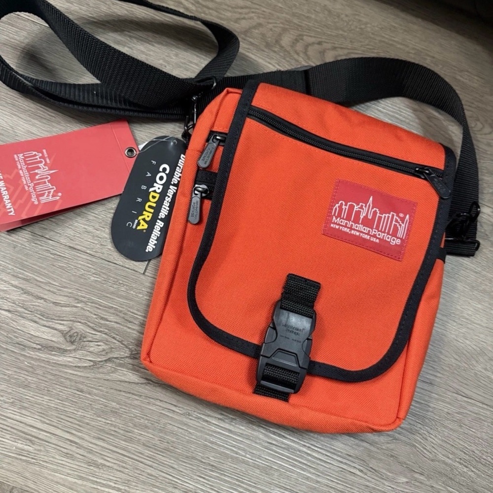 Manhattan Portage Vibrant Orange Messenger Bag